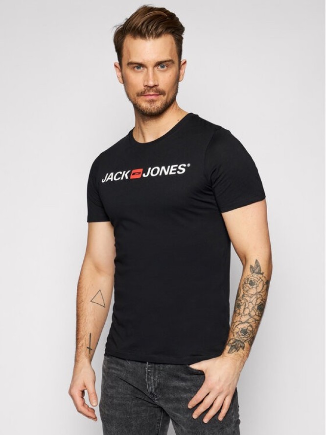 Jack&Jones T-Shirt Jjecorp Logo 12137126 Czarny Slim Fit