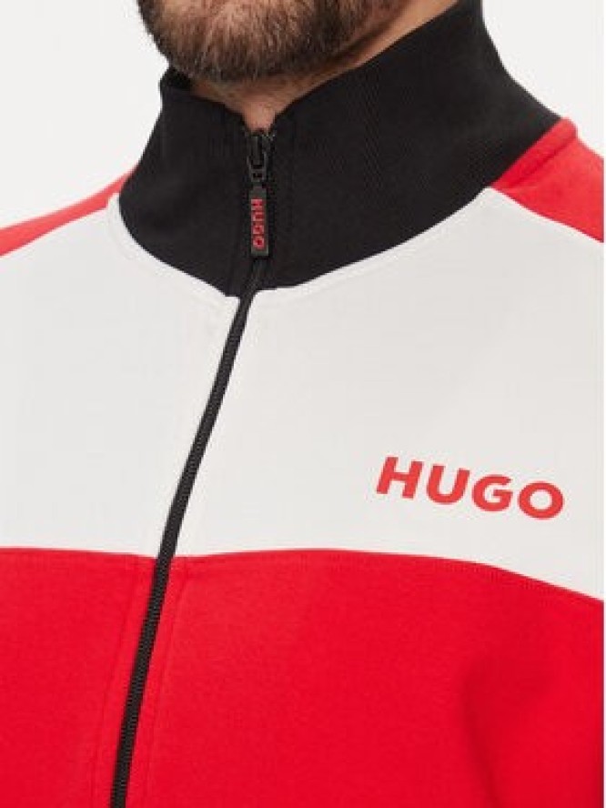 Hugo Bluza Race 50510468 Czarny Relaxed Fit