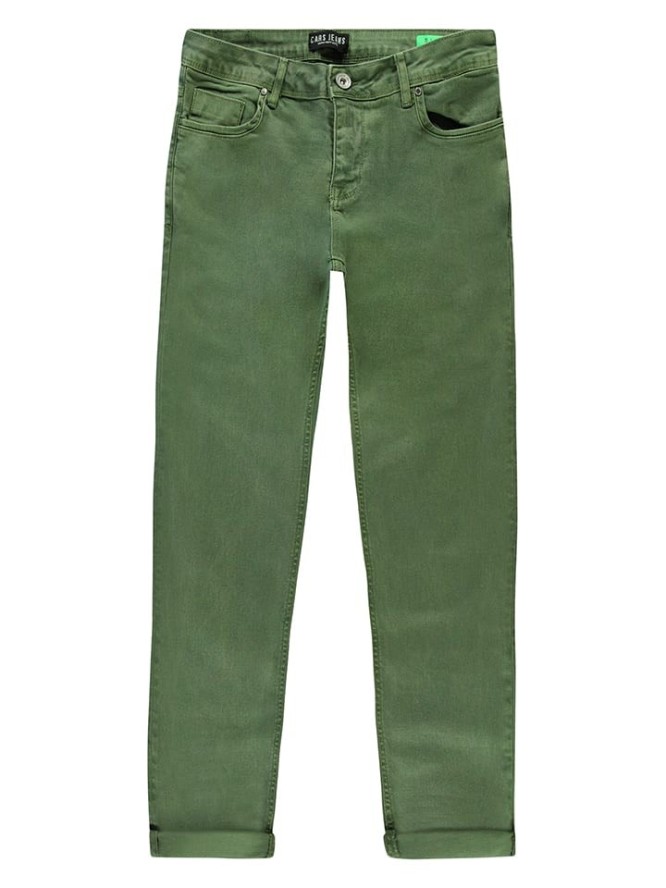 Cars Jeans Dżinsy "Blast" - Slim fit - w kolorze zielonym rozmiar: W33/L34