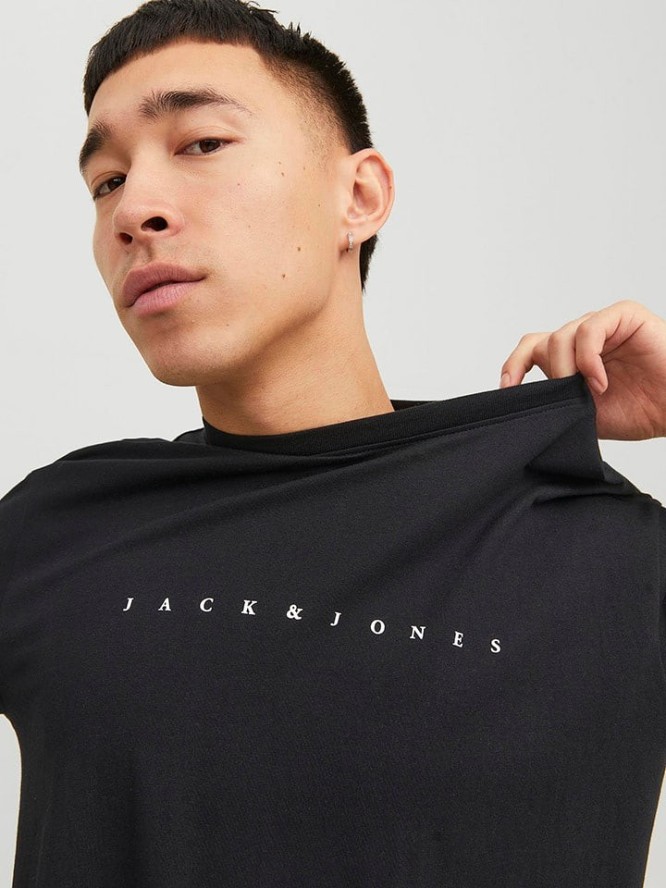 Jack & Jones Koszulka w kolorze czarnym rozmiar: L