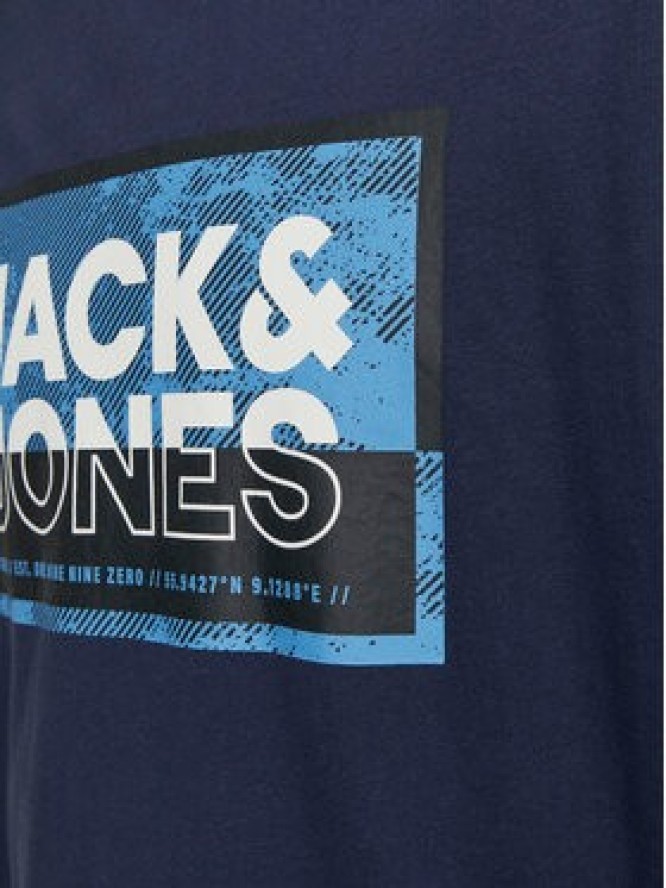 Jack&Jones T-Shirt Logan 12253442 Granatowy Standard Fit
