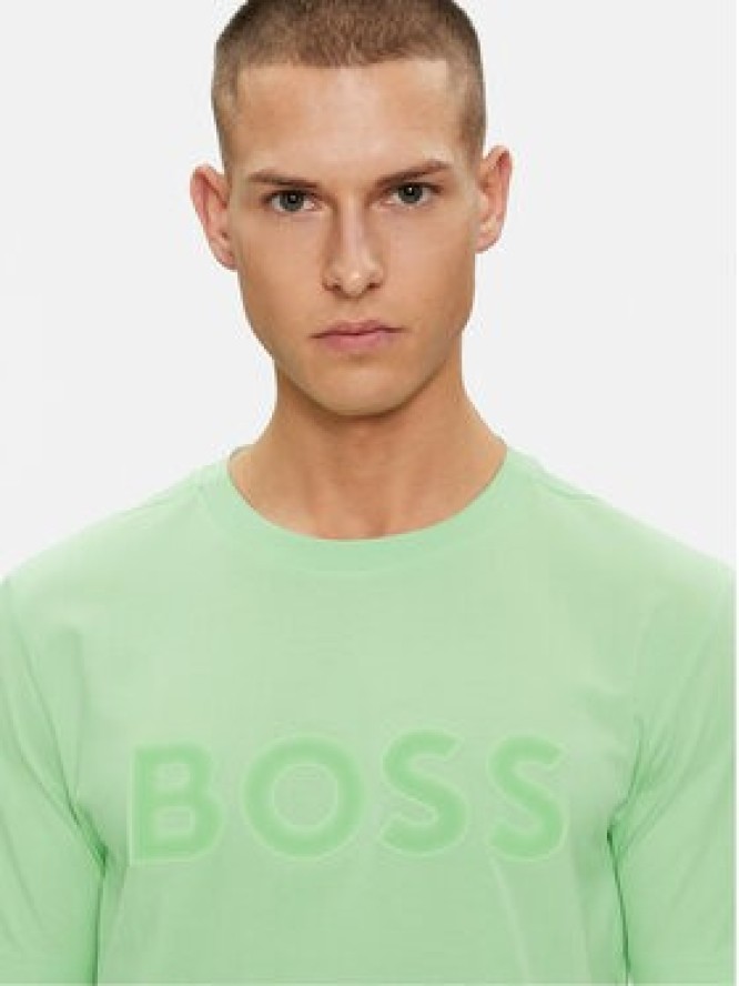 Boss T-Shirt 50512866 Zielony Regular Fit