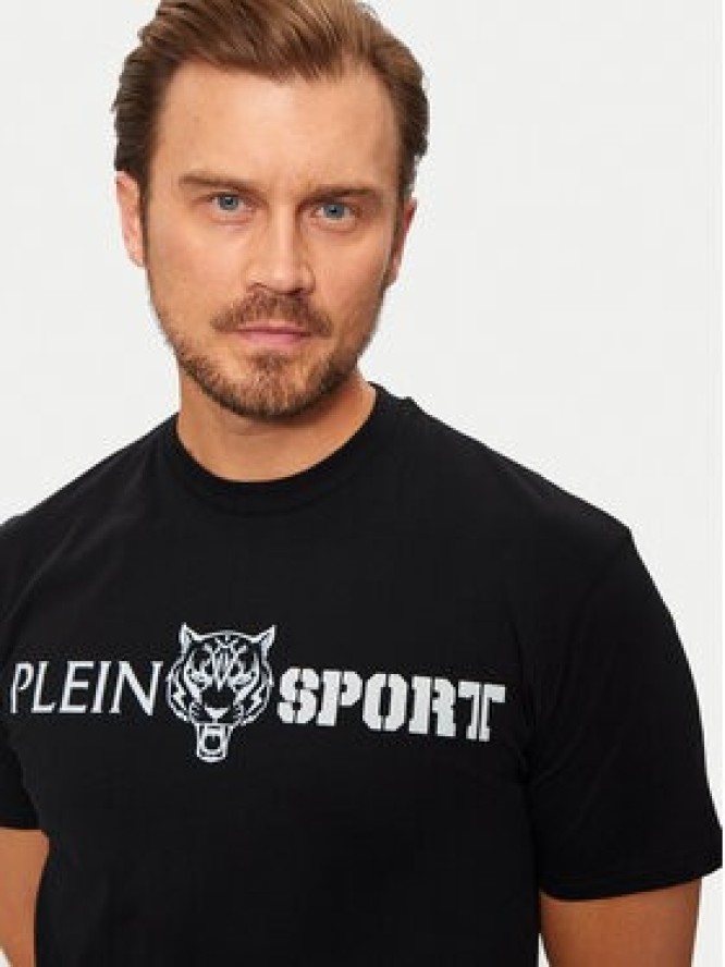 Plein Sport T-Shirt AADC MTK7197 SJY001N Czarny Regular Fit