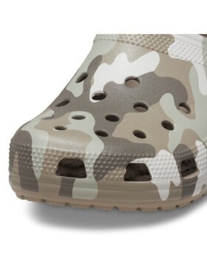 Crocs Klapki Classic Printed Camo Clog 206454 Beżowy