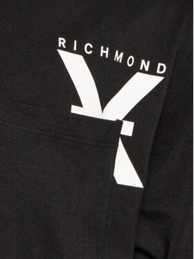 Richmond X T-Shirt Aubry UMP24048TS Czarny Regular Fit