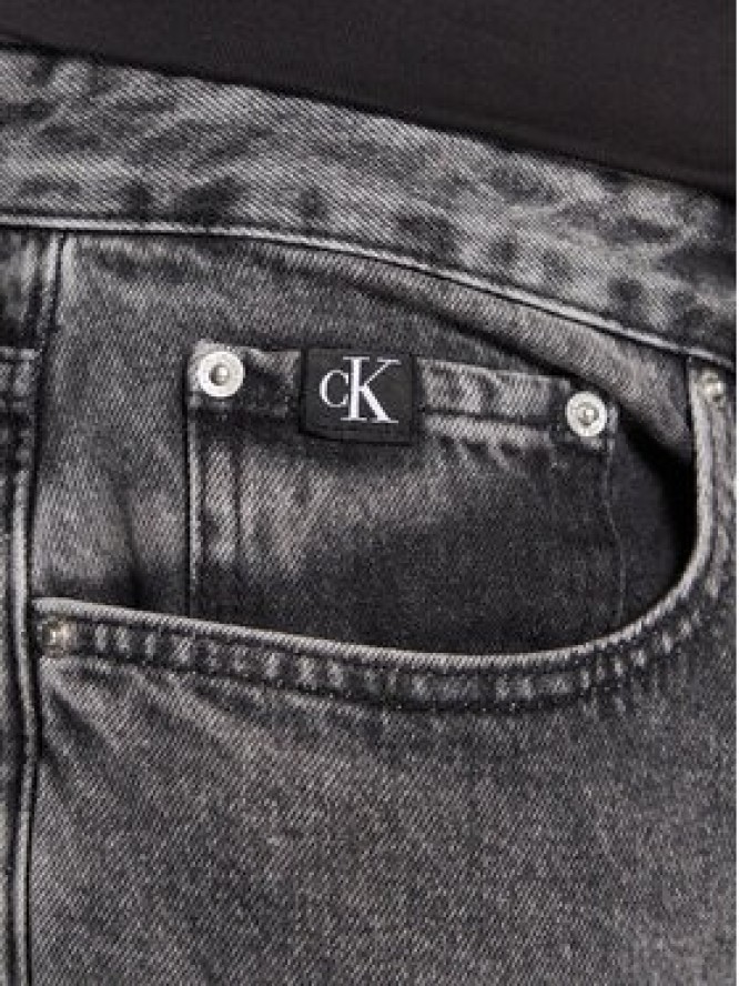 Calvin Klein Jeans Jeansy J30J322415 Szary Straight Fit