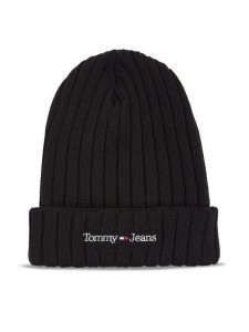 Tommy Jeans Czapka Tjm Sport Elevated Long Beanie AM0AM11678 Czarny