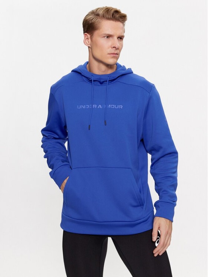 Under Armour Bluza Ua Armour Fleece Graphic Hd 1379744 Niebieski Loose Fit