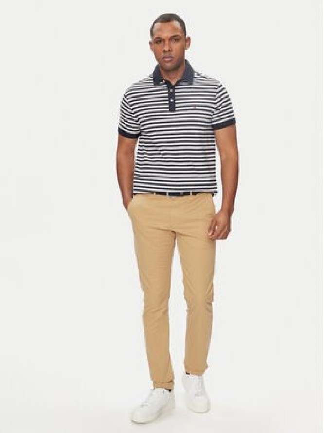 Tommy Hilfiger Chinosy Bleecker MW0MW26619 Beżowy Slim Fit