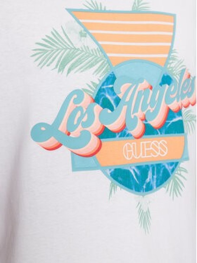 Guess T-Shirt M3YI67 I3Z14 Biały Regular Fit