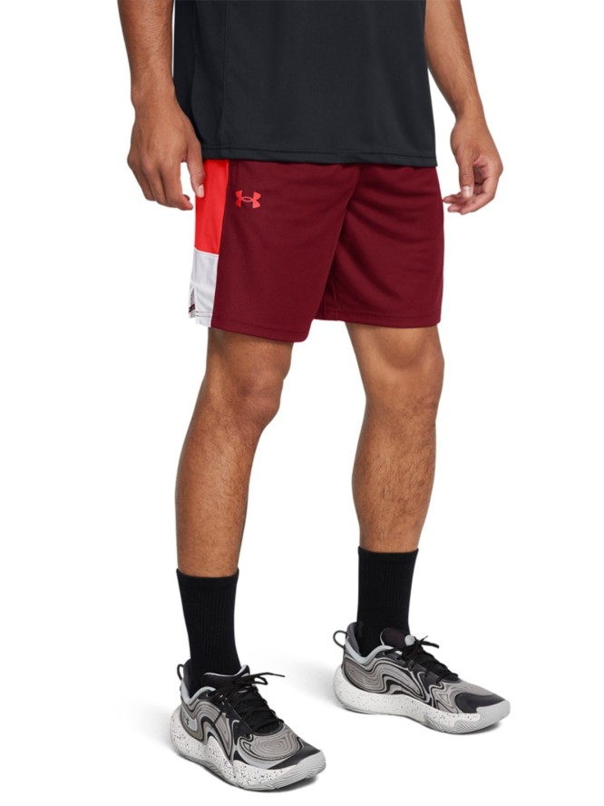 Spodenki do koszykówki męskie Under Armour UA Zone 7" Short - czerwone