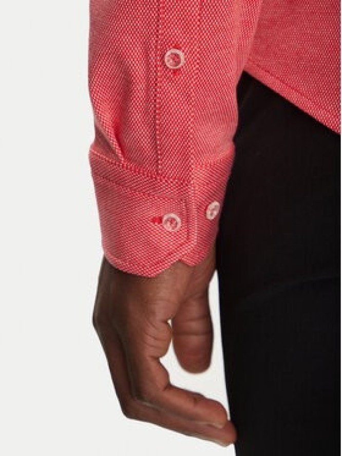 BOSS Koszula 50533163 Czerwony Regular Fit