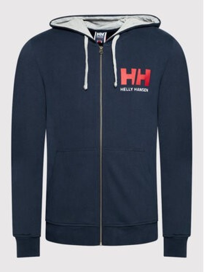 Helly Hansen Bluza Logo 34163 Granatowy Regular Fit