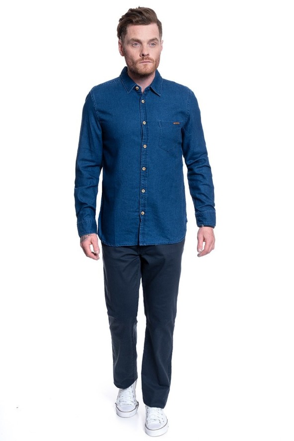 MĘSKA KOSZULA JEANSOWA MUSTANG CASPER SOFT TWILL 1009892 5335