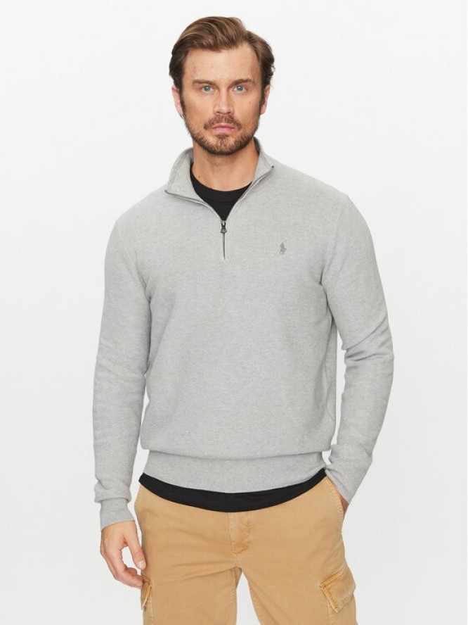 Polo Ralph Lauren Sweter 710932304002 Szary Regular Fit