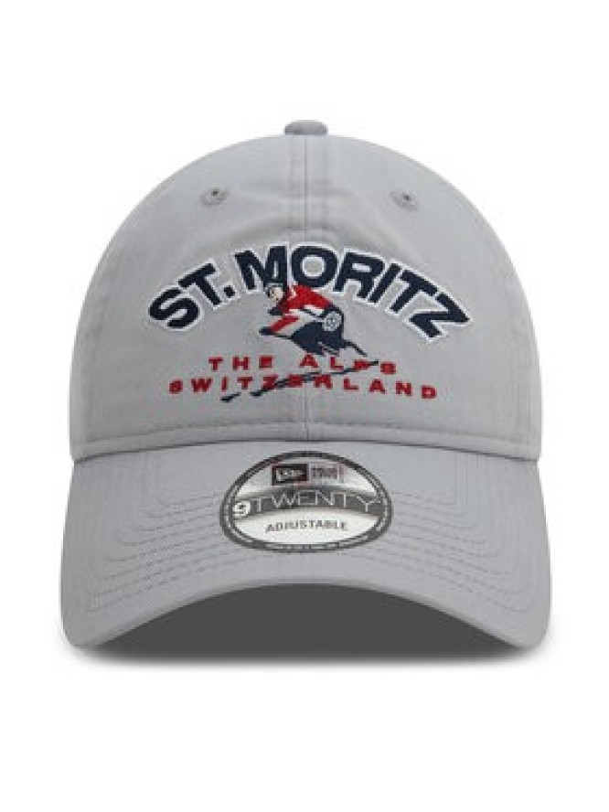 New Era Czapka z daszkiem Washed St. Moritz Ski 9TWENTY 60580868 Szary