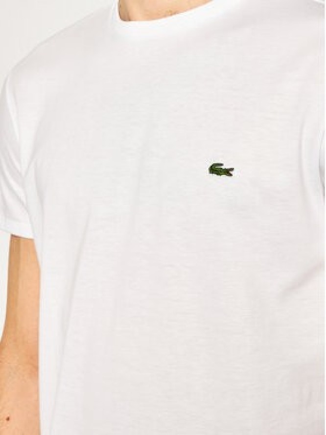 Lacoste T-Shirt TH6709 Biały Regular Fit