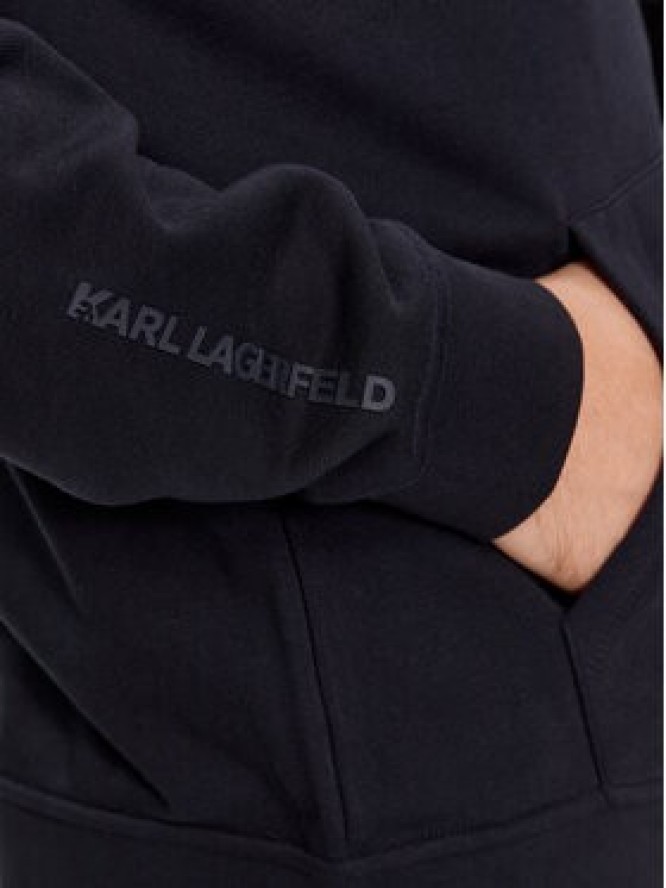 KARL LAGERFELD Bluza 705034 534910 Granatowy Regular Fit