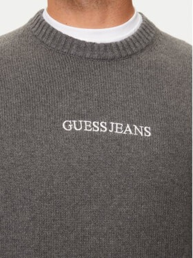 Guess Sweter M4BR31 Z3HM1 Szary Regular Fit