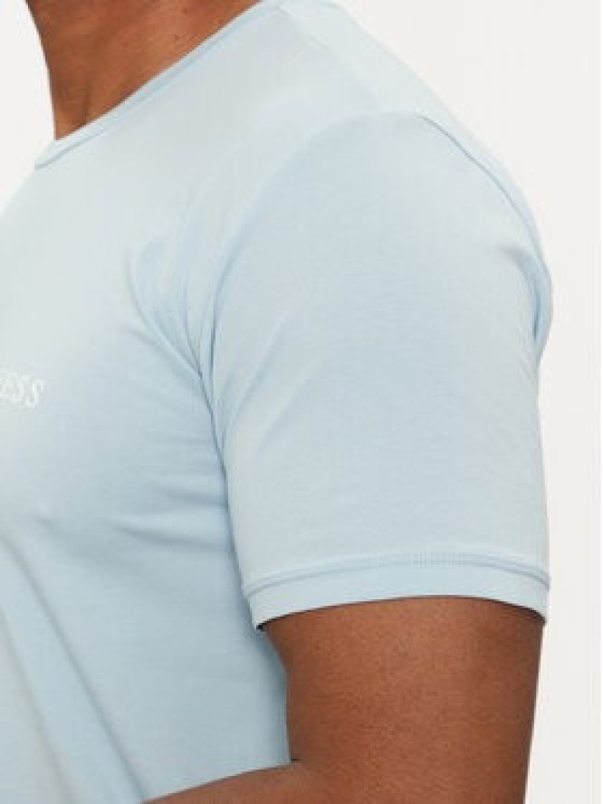 Guess T-Shirt Joe U4GM01 K6YW0 Niebieski Regular Fit