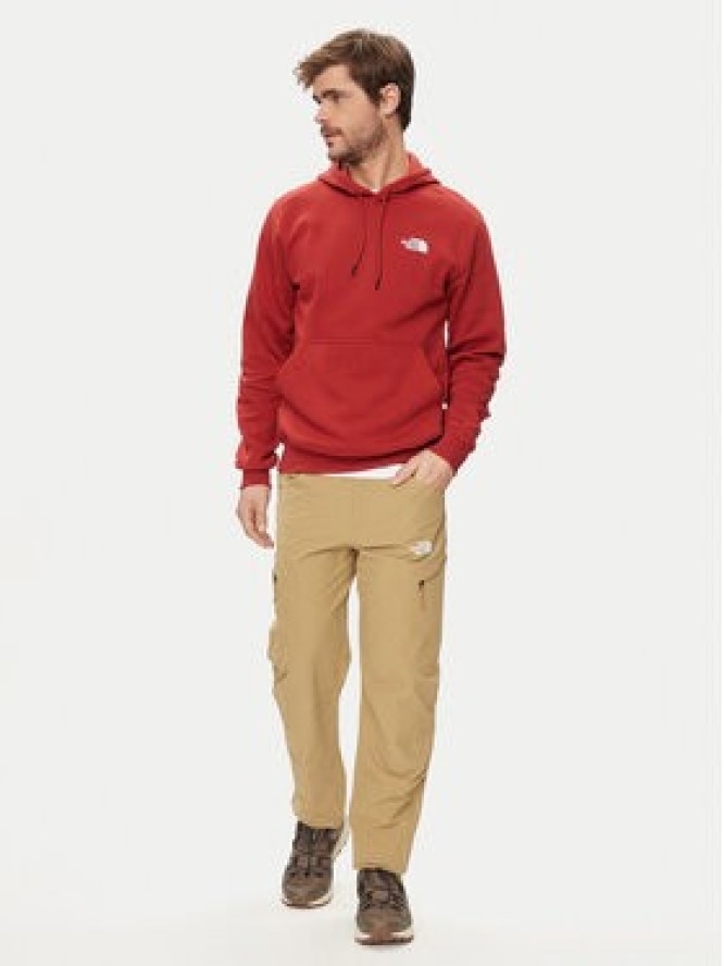 The North Face Bluza NF0A880U Czerwony Regular Fit