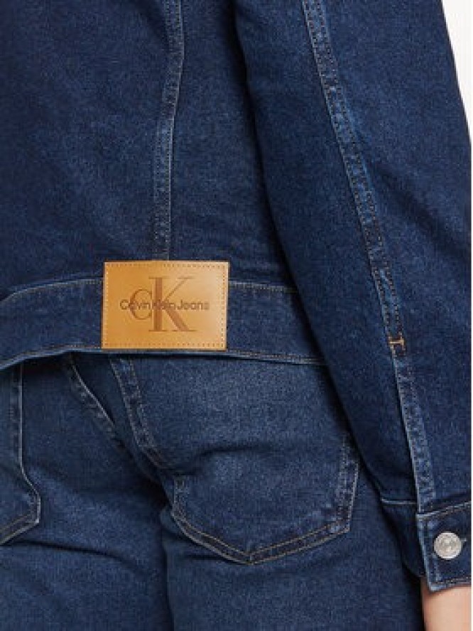 Calvin Klein Jeans Kurtka jeansowa J30J326553 Granatowy Straight Fit