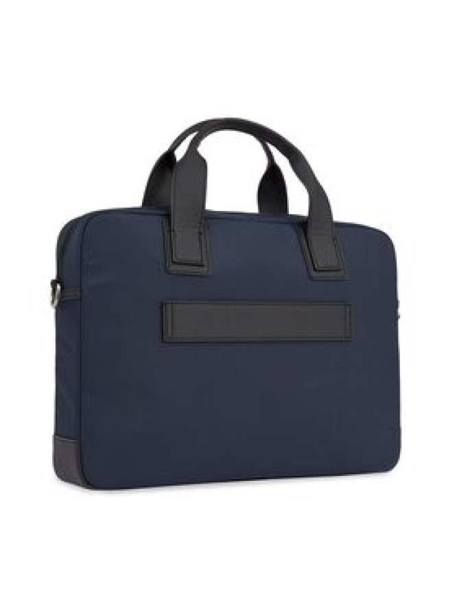 Tommy Hilfiger Torba na laptopa Th Elevated Nylon Computer Bag AM0AM11574 Granatowy