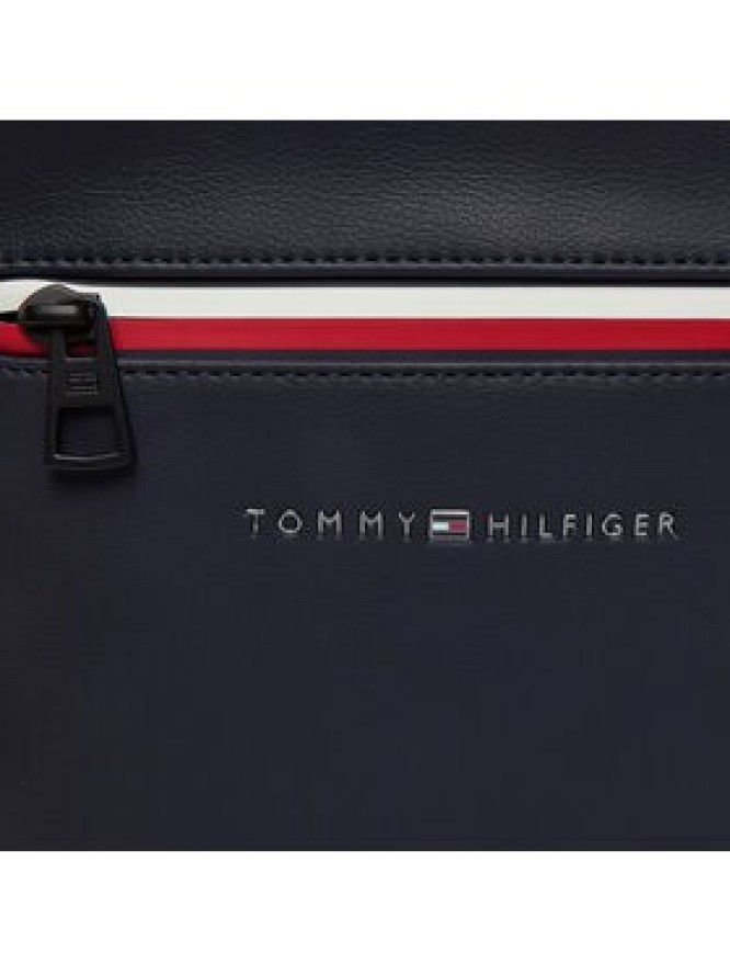 Tommy Hilfiger Saszetka Th Ess Corp Mini Crossover AM0AM12212 Granatowy