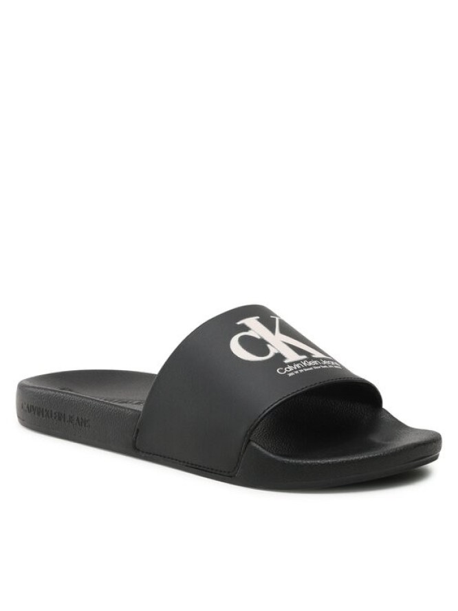 Calvin Klein Jeans Klapki Slide Oversized Brand YM0YM00662 Czarny