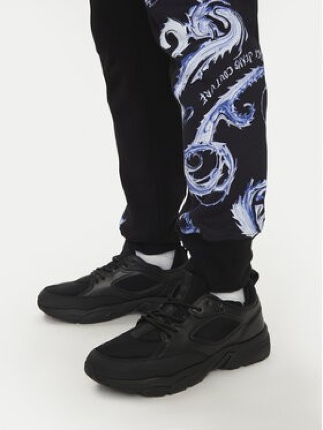 Versace Jeans Couture Spodnie dresowe 77GAA3C0 FS161 Czarny Regular Fit