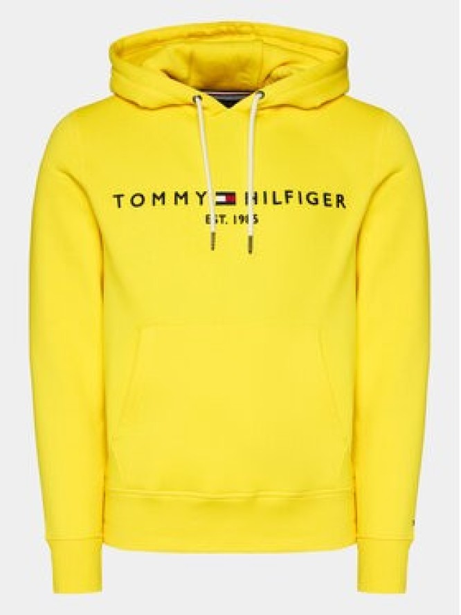 Tommy Hilfiger Bluza Logo MW0MW11599 Żółty Regular Fit