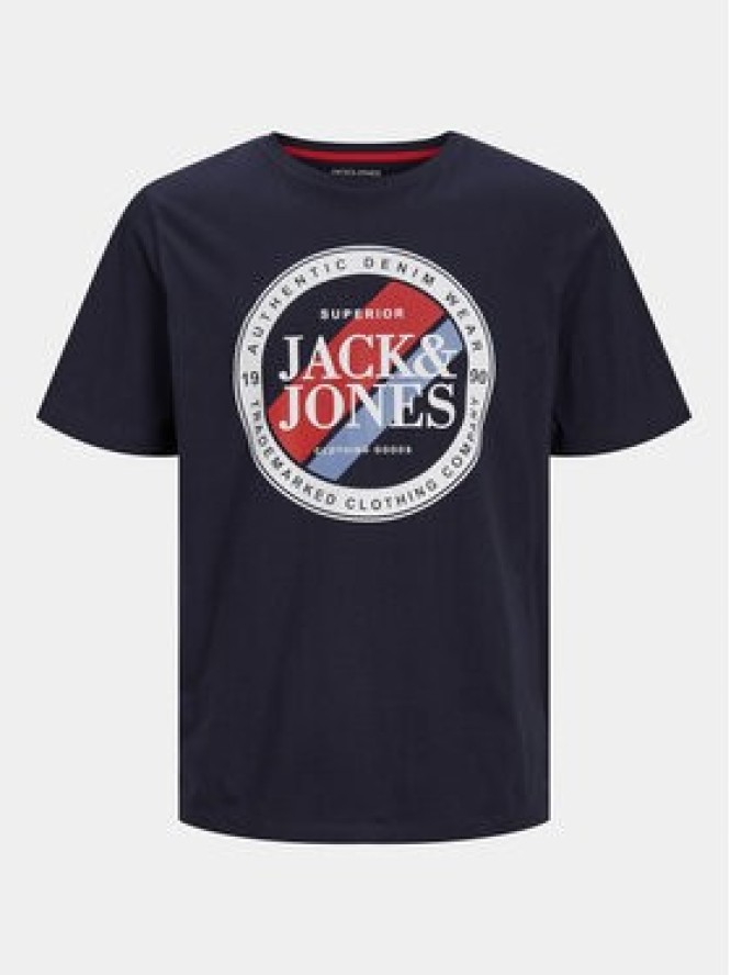 Jack&Jones T-Shirt Loof 12248624 Granatowy Standard Fit