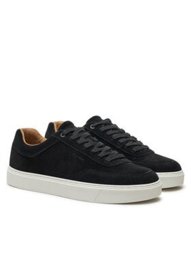 Calvin Klein Sneakersy Lace Up Suede HM0HM01792 Czarny