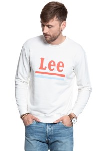 LEE BLUZA LEE BLUZA STRIPE SWS ECRU L82OSPNQ 112122133