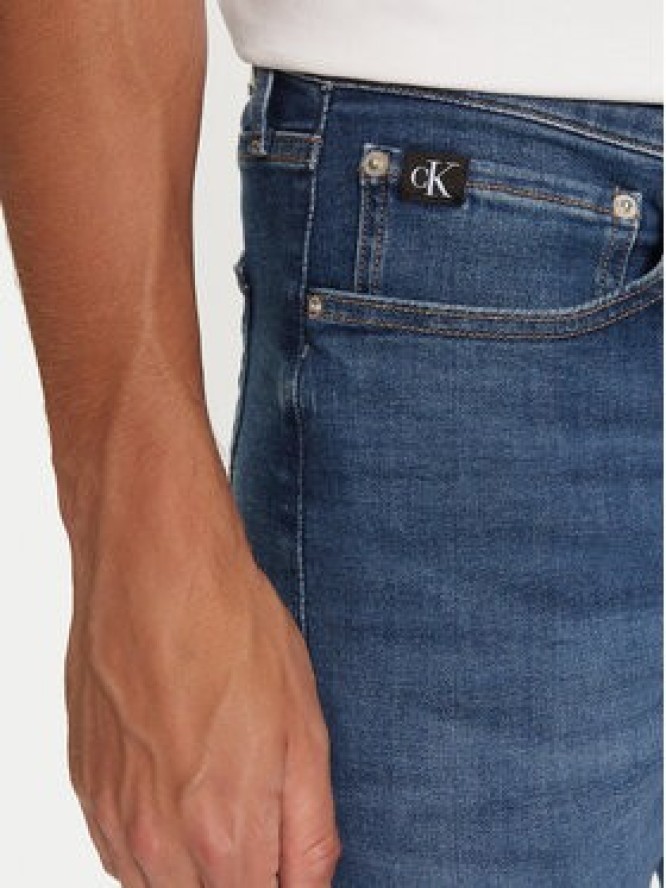 Calvin Klein Jeans Jeansy J30J323691 Niebieski Slim Fit