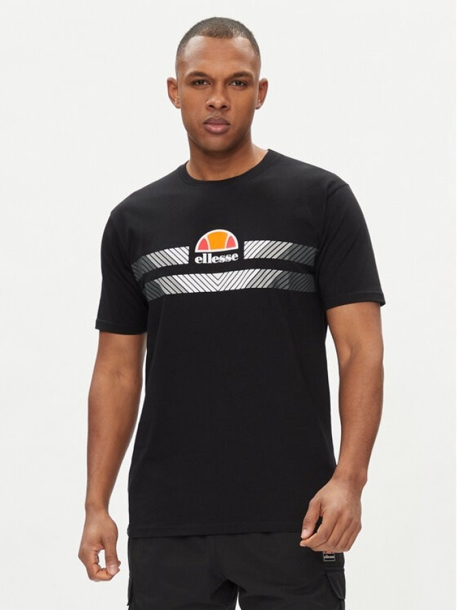 Ellesse T-Shirt Aprelvie SHR20275 Czarny Regular Fit