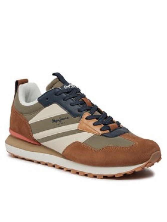 Pepe Jeans Sneakersy Foster Heat M PMS60012 Brązowy