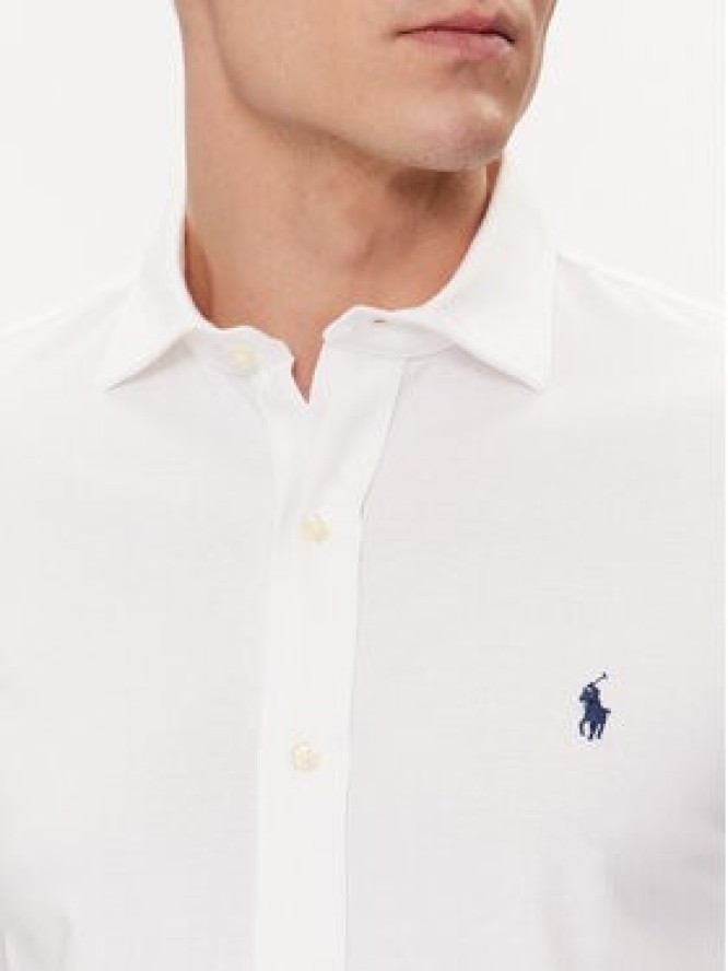 Polo Ralph Lauren Koszula 710899386001 Biały Slim Fit