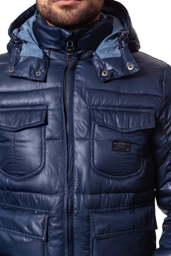 KURTKA ZIMOWA LEE LOCO PUFFER NAVY L87NWS35