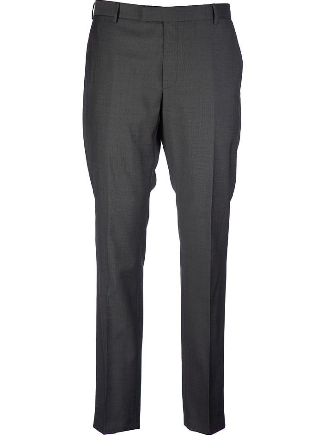 Strellson Wełniane spodnie w kolorze antracytowym rozmiar: 94