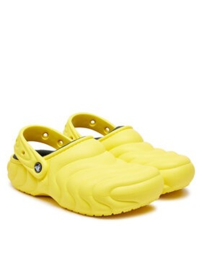 Crocs Klapki Classic Lined Overpuff Clog 210059 Żółty