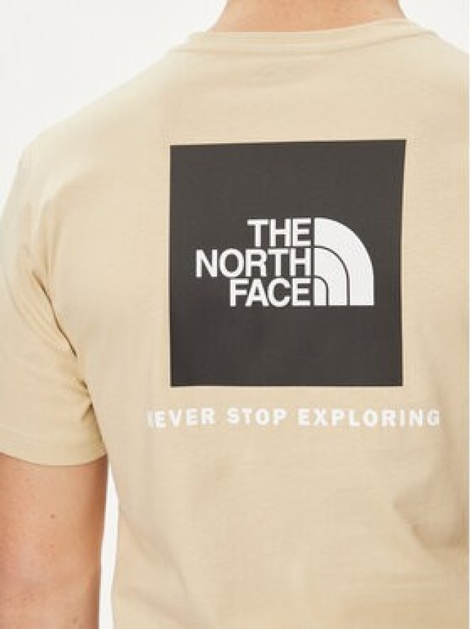 The North Face T-Shirt Redbox NF0A87NP Beżowy Regular Fit