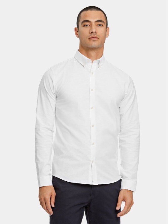 Lindbergh Koszula 30-203174 Biały Slim Fit