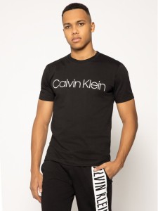 Calvin Klein T-Shirt Logo K10K104063 Czarny Regular Fit