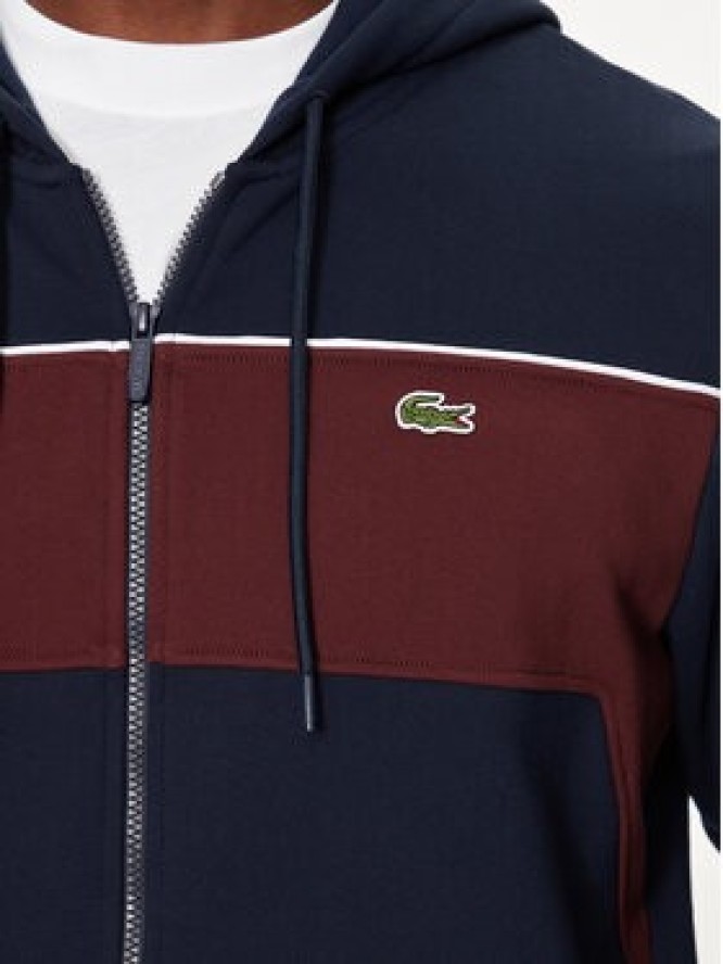 Lacoste Bluza SH2842 Granatowy Classic Fit