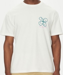 Quiksilver T-Shirt EQYZT08032 Écru Oversize
