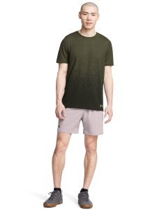 Spodenki treningowe męskie Under Armour UA Vanish Woven 6in Shorts - beżowe