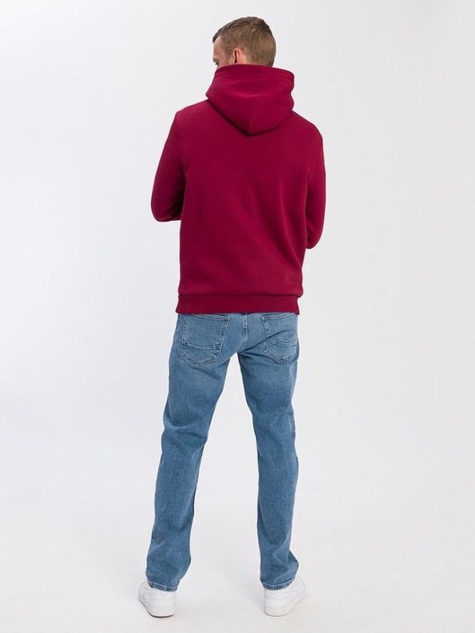 Cross Jeans Bluza w kolorze bordowym rozmiar: XL