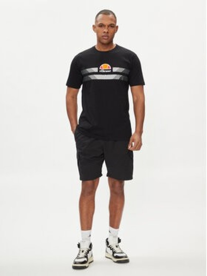 Ellesse T-Shirt Aprelvie SHR20275 Czarny Regular Fit