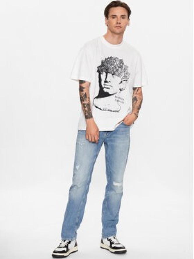 Only & Sons T-Shirt 22025274 Biały Relaxed Fit